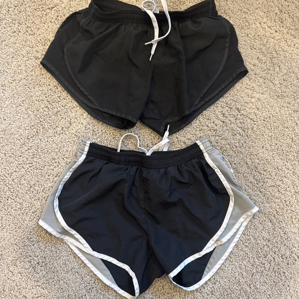 Girls Soffe nylon shorts
